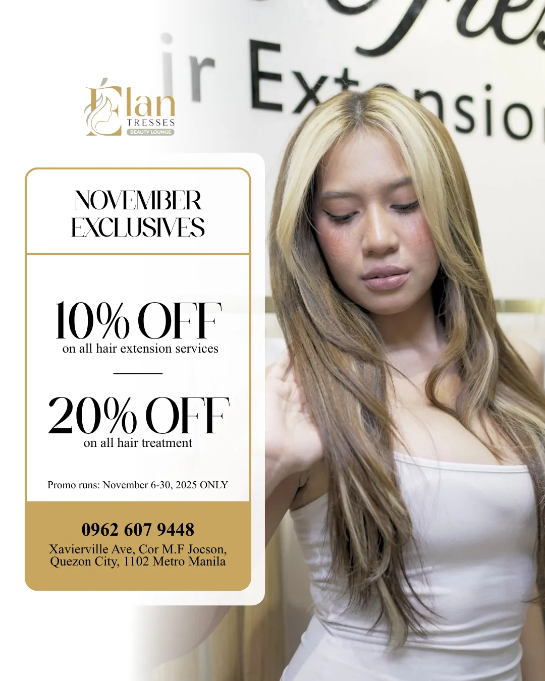 Promo campaigns for a hair extension studio case study