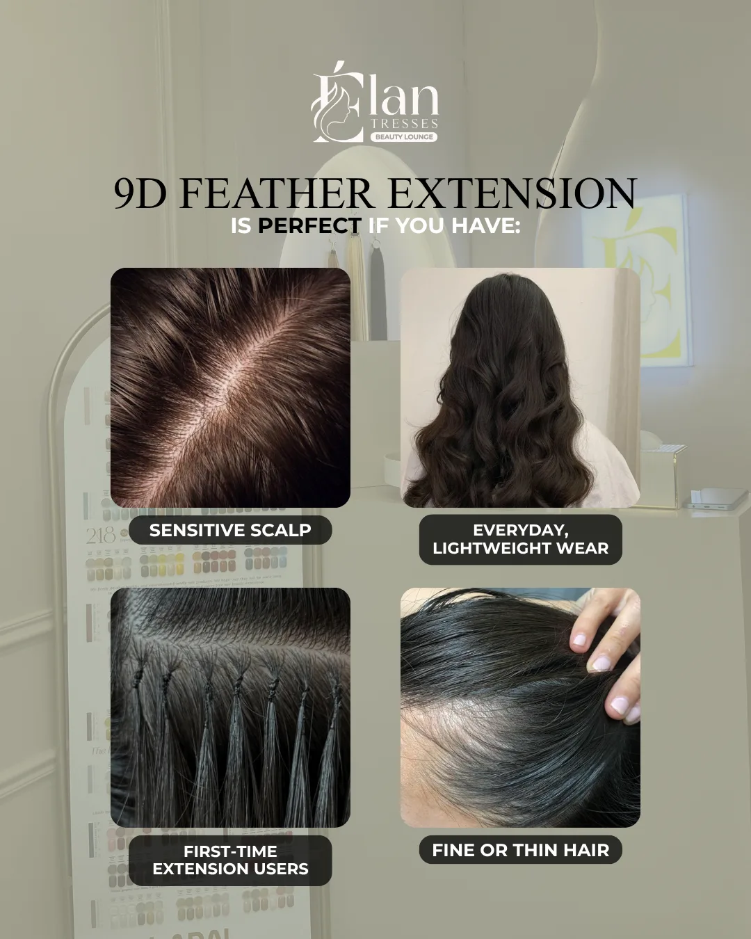 Elan Tresses campaign creative