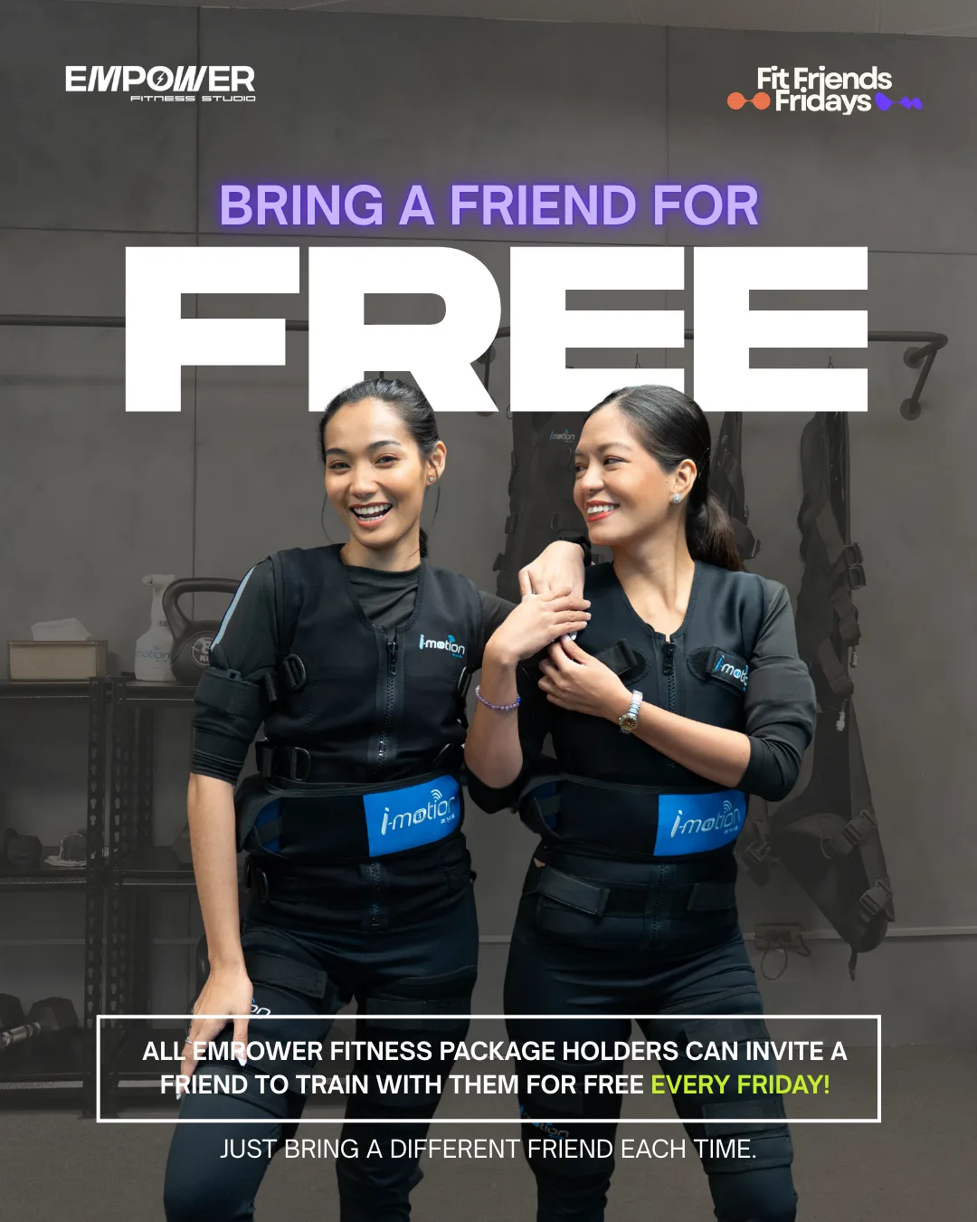 Empower Fitness Studio campaign creative