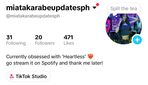 miatakarabeupdatesph TikTok profile